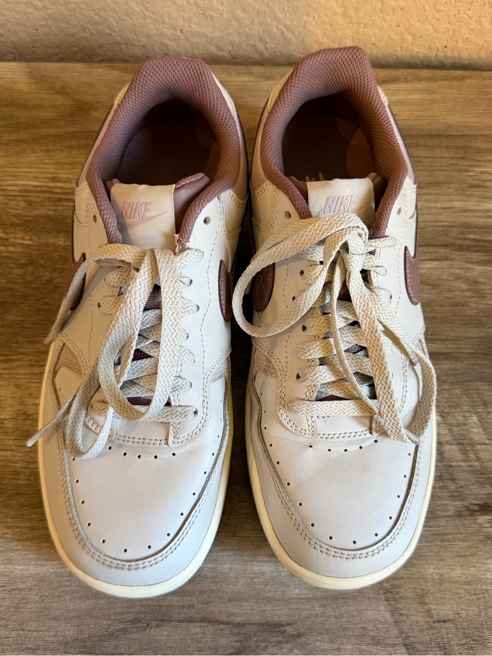 Nike Women's Gamma Force sneakers in light bone and smokey mauve colorway - Picture 3 of 11